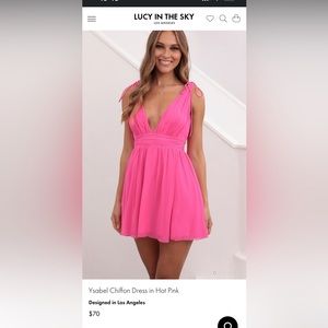 Lucy in the sky ysabel chiffon dress